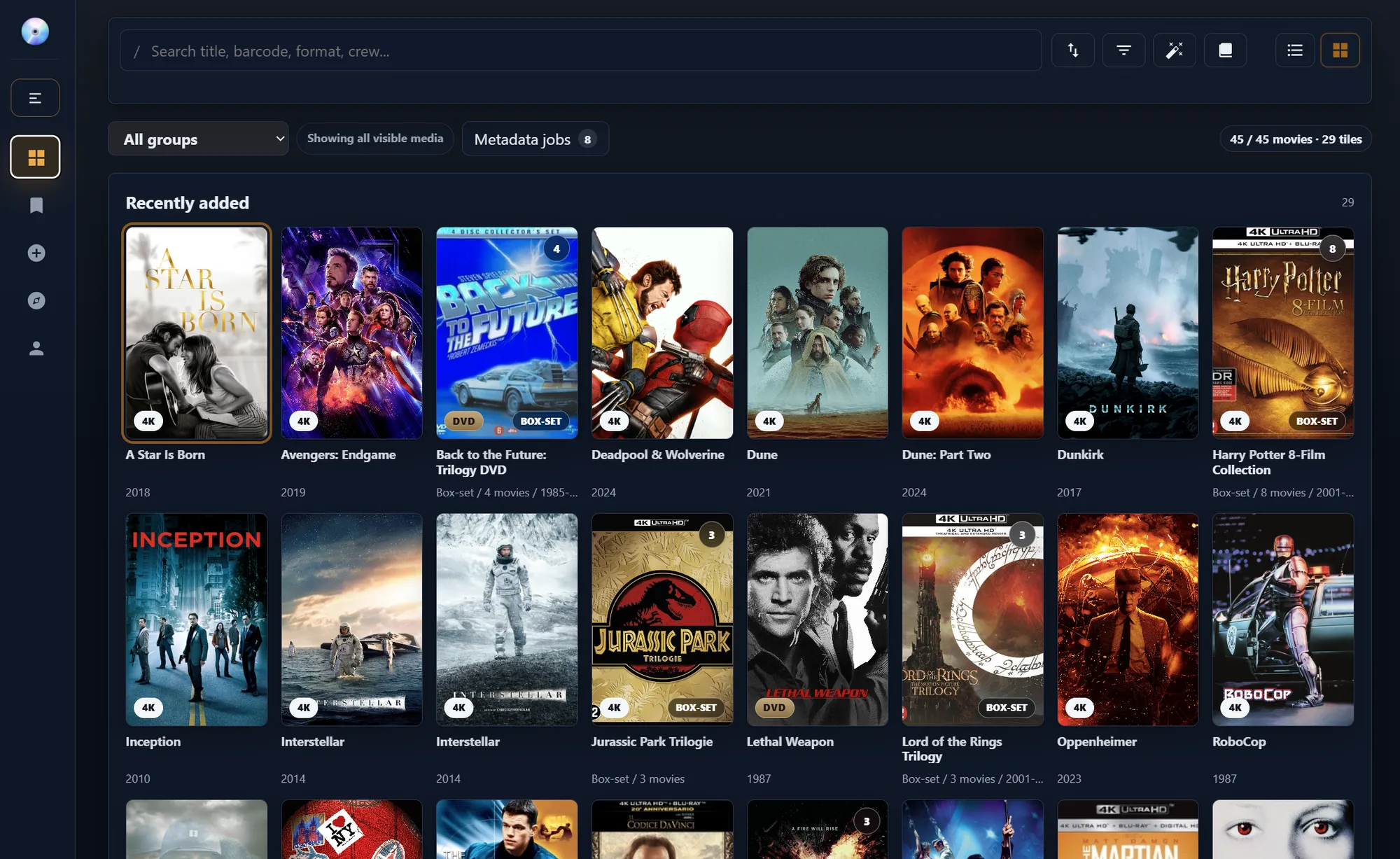 DiscVault 26 library